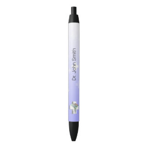 Holografisch Medisch 3D Caduceus White Cross Zwarte Inkt Pen