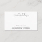 Holografisch mozaïekluxe glanzend visitekaartje (Achterkant)