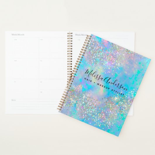 Holografisch opal steen Glitter Planner (Display)