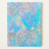 Holografisch opal steen Glitter Planner (Achterkant)
