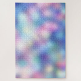 Holografisch Paars Bokeh Blur Colorful Gradient Legpuzzel