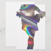 holografisch papier (Voorkant / Achterkant)