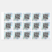 Holografisch QR Code Business en Professional Labels (Vel)