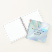 Holografisch script op feestdag notitieboek (Binnen)