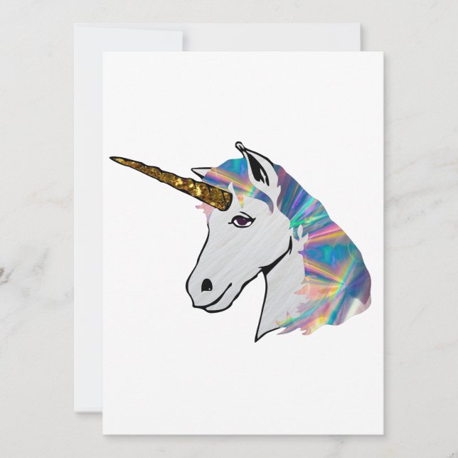 holografisch unicorn (Voorkant)