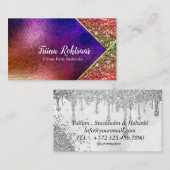 Holografisch Visitekaartje van de Opal Stone Glitt (Voorkant / Achterkant)