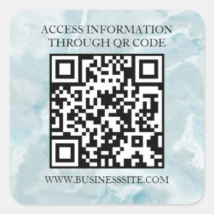 Holografische aangepaste QR-code moderne marketing Vierkante Sticker