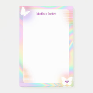 Holografische achtergrond post-it® notes