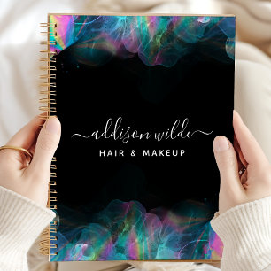 Holografische Alcohol Inkt Zakelijke Planner