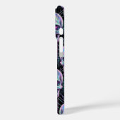 Holografische Cyber Skull Circuit Patroon Hoesje (Achterkant / Links)