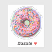 Holografische donut sticker (Vel)