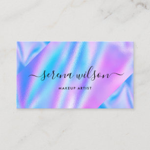 Holografische eenhoorn Glitterende Holo make-up ha Visitekaartje