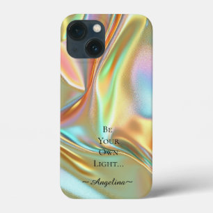 Holografische esthetiek iPhone 13 mini hoesje