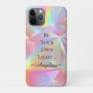 Holografische esthetiek iPhone 11 pro hoesje