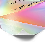 Holografische esthetiek foto afdruk (Hoek)