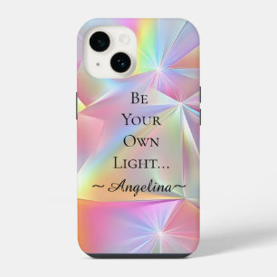 Holografische esthetiek iPhone 14 hoesje