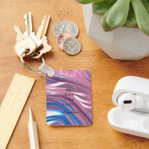Holografische esthetiek sleutelhanger