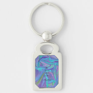 Holografische esthetiek sleutelhanger