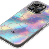 Holografische Folie Achtergrond Patroon Monogram Case-Mate iPhone Case