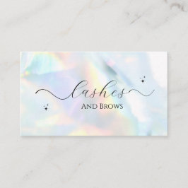 HOLOGRAFISCHE FOLIE PASTEL KLEUR RETRO TRENDY VISITEKAARTJE