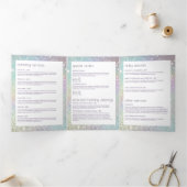 Holografische Glitter Bakkerij, Catering Menu Broc (Binnen)