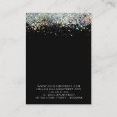 Holografische Glitter Earning Ketting Display Kaar Contactkaartje (Achterkant)