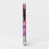 Holografische Glitter Uniek Goud Roze Marmer Case-Mate iPhone Case (Achterkant/links)