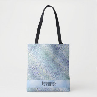 Holografische glitter zebraprint draagtas