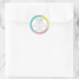 Holografische gradiëntkatoen Stickers van de leven