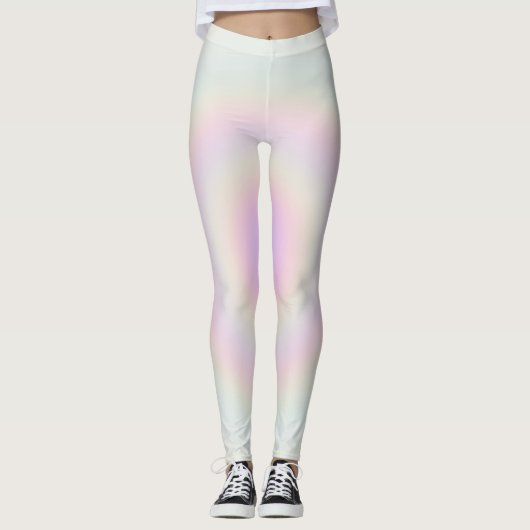 Holografische Iridescent Leggings (Voorkant)
