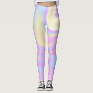 Holografische Iridescent Levendig kleurig Leggings