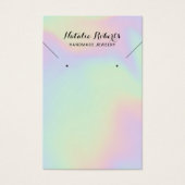 Holografische juwelen die Ketting verkennen Visitekaartje (Voorkant)