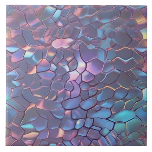 holografische keramische Tegel Tegeltje (Voorkant)