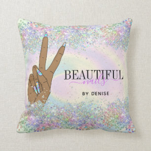 holografische nagellak slachterij hand nagels tech kussen