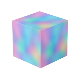 Holografische Pasteldroom Kubus