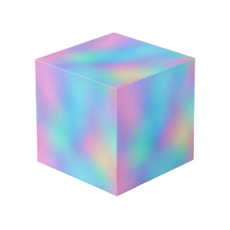 Holografische Pasteldroom Kubus
