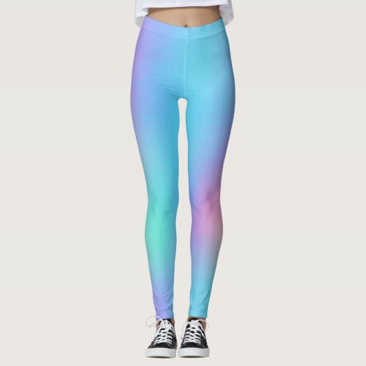Holografische Pasteldroom Leggings (Voorkant)