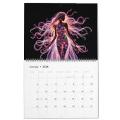 Holografische vrouwen kalender (Jan 2026)