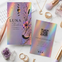 Holografische Wimperkunstenaar Luxe Iridescente QR