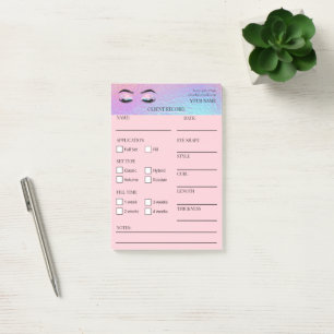 Holografische Wimpers Cliënt Post-it® Notities Notes