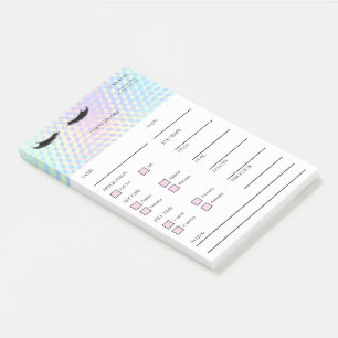 Holografische Wimpers Klant Post-it® Notities Notes