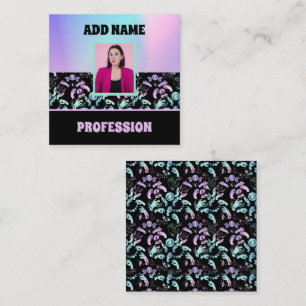 HOLOGRAFISCHE WITCHIE VIBES VIERKANTE VISITEKAARTJE