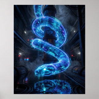 Hologram Anaconda Overstroomde Kerncentrale Print