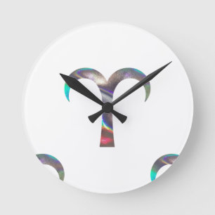 hologram Aries Ronde Klok