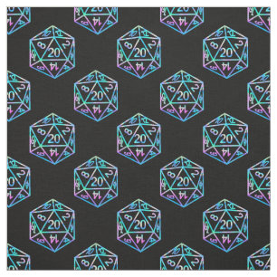 Hologram D20-patroon PnP Tabletop Gamer Dice Stof