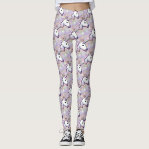 Hologram Eenhoorn Emoji leggings