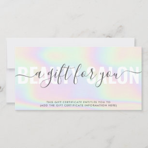 Hologram elegant eenhoorn regenboog salon cadeauka