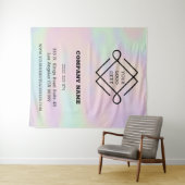 Hologram en Logo tapijt Wandkleed (In Situ (horizontaal))