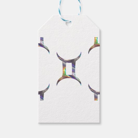 hologram Gemini Cadeaulabel (Voorkant)