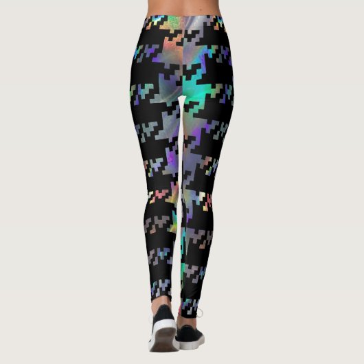 hologram houndstooth leggings (Achterkant)